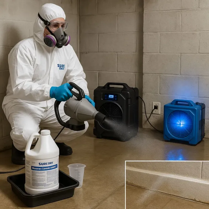 Sanitization and Odor Removal process in Lower Allen, PA