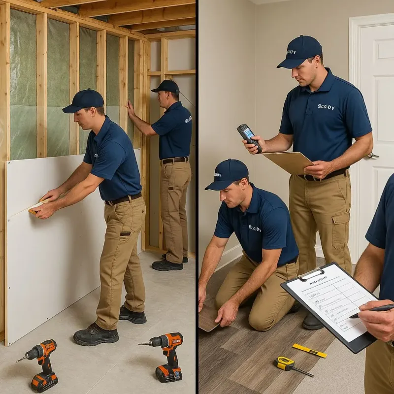 Repairs and Reconstruction process in Lower Allen, PA